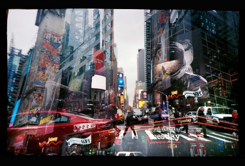 Sleeping with Art TIMES SQUARE 1 by Alexandro Pelaez