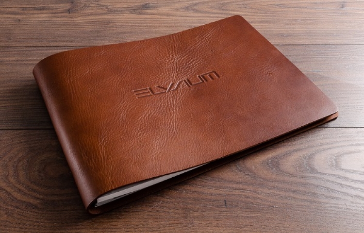 Elysium Leather Guest Book cover HCo 600x400
