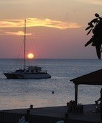 800px Bonaire sunset