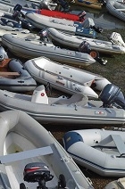 A cluster of yacht tenders at Salcombe geograph.org.uk 1507367 140