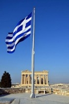 Greek flag George Rex flikr