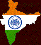 Indian flag white 140 x 152