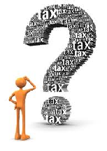 Tax question mark