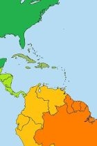 World Map Caribbean wikimedia commons