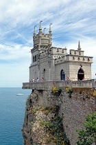 crimea castle over water profile