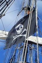 pirate ship brig unicorn profile